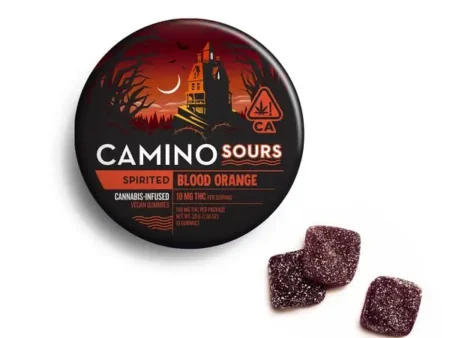 Saure Blutorange „Spirited“ Camino Gummies | Essbar – 100 mg